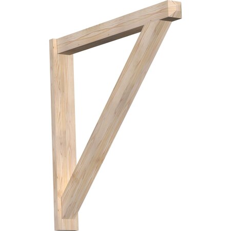 Ekena Millwork Traditional Craftsman Smooth Outlooker, Douglas Fir, 5 1/2"W x 44"D x 44"H OUT06X44X44TRA04SDF